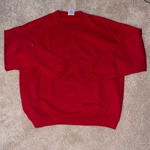 Red XL Crewneck